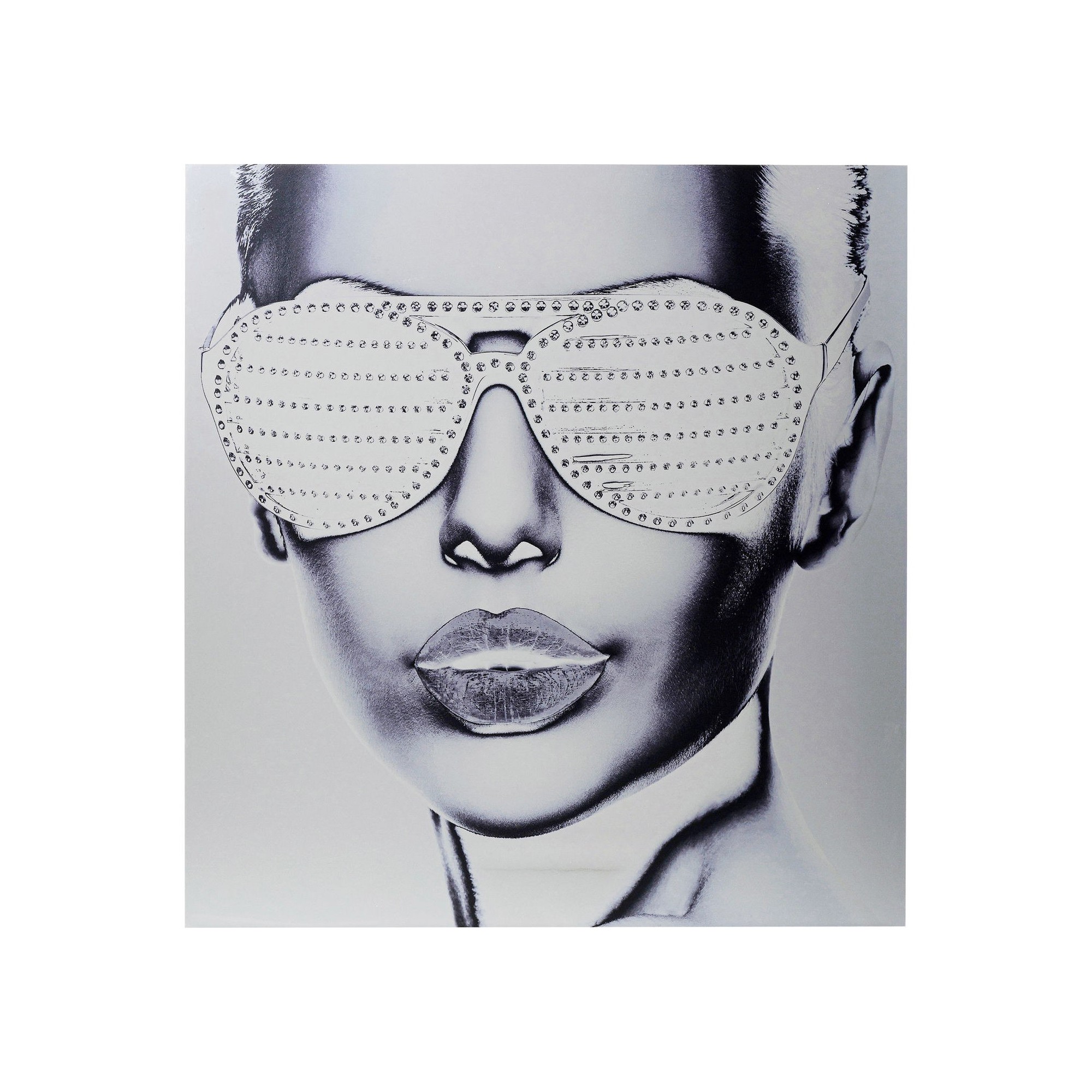 Tableau Alu Cool Girl 120x120cm Kare Design