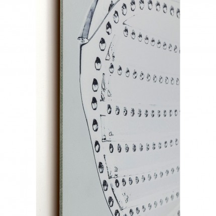 Tableau Alu Cool Girl 120x120cm Kare Design