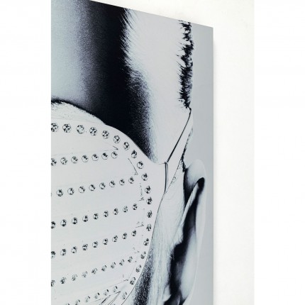 Tableau Alu Cool Girl 120x120cm Kare Design
