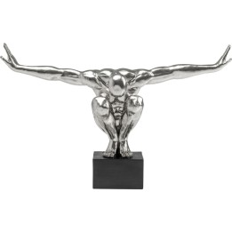 Déco Athlète argenté XL Kare Design