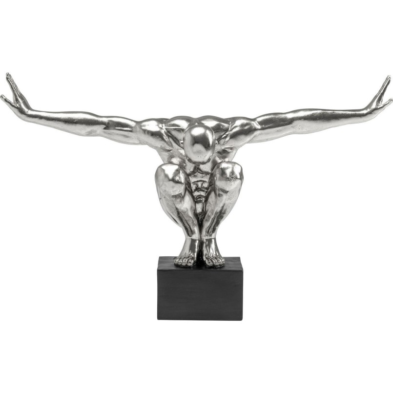 Objet décoratif Athlete XL argenté