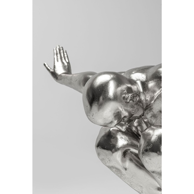 Déco Athlète argenté XL Kare Design