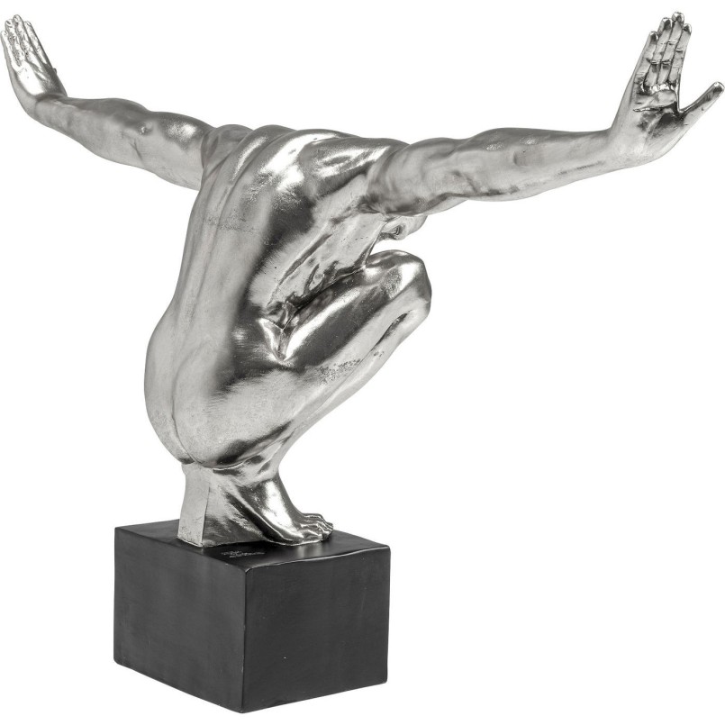Objet décoratif Athlete XL argenté