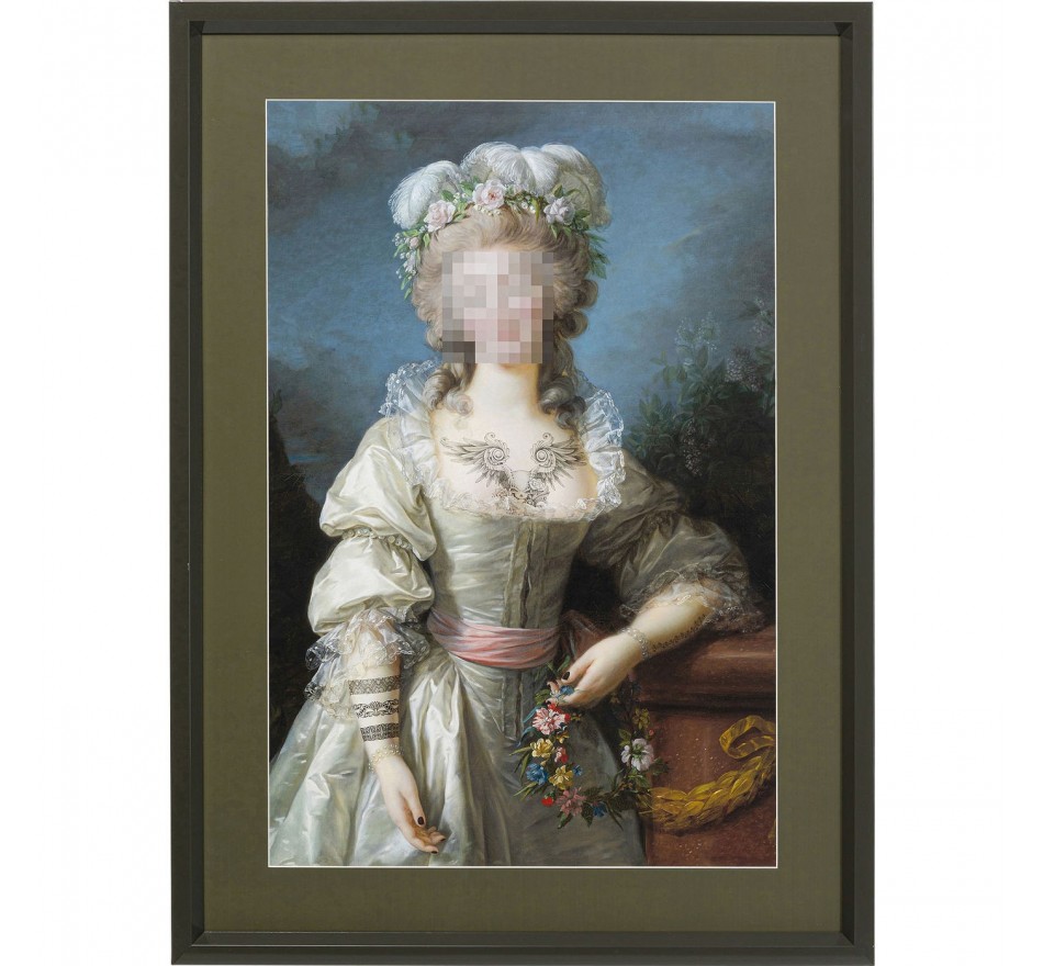 Tableau Frame Comtesse Incognito 82x112cm Kare Design