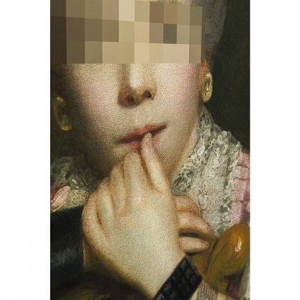 Tableau Frame Comtesse Incognito assise 82x112cm Kare Design