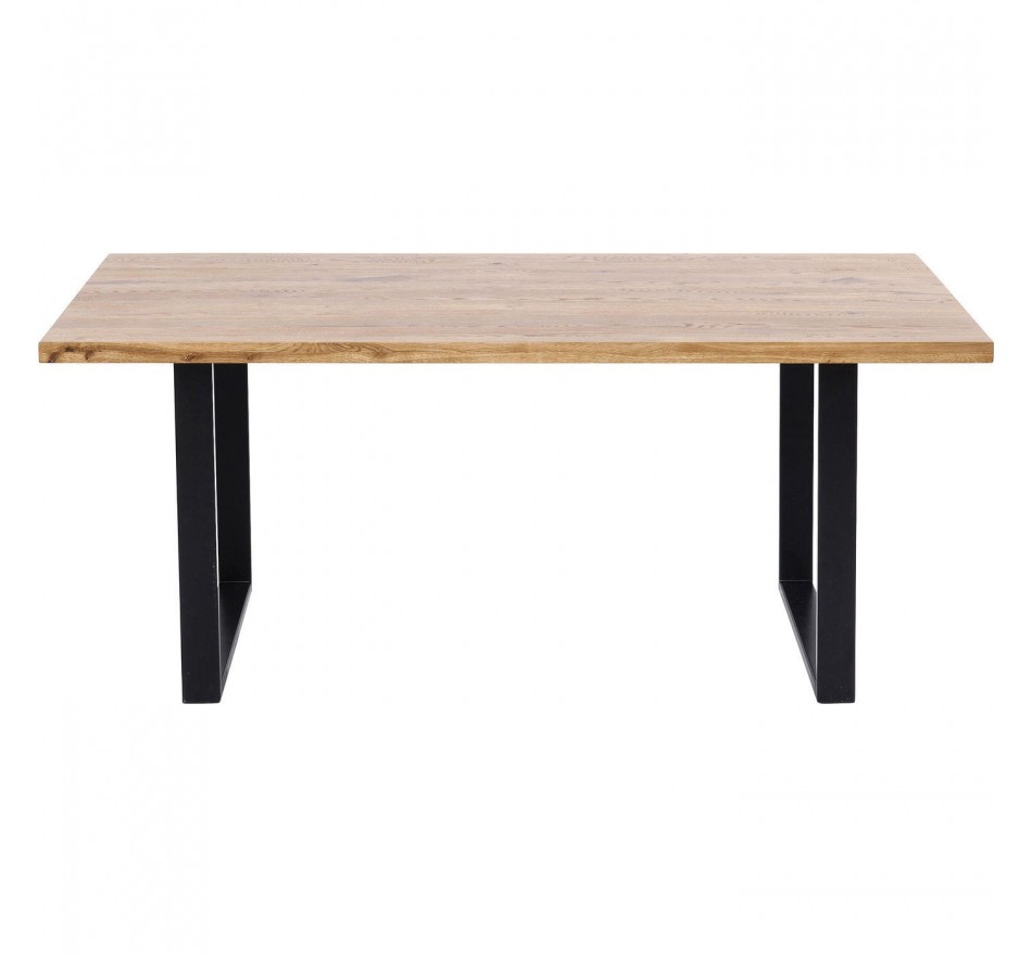 Table Jackie chêne noire 160x80cm Kare Design