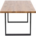 Table Jackie chêne noire 160x80cm Kare Design