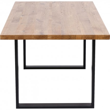Table Jackie chêne noire 160x80cm Kare Design