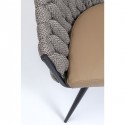 Chaise avec accoudoirs Knot marron Kare Design
