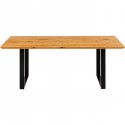 Table Symphony chêne noire 180x90cm Kare Design