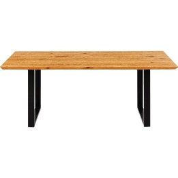Table Symphony chêne noir 180x90