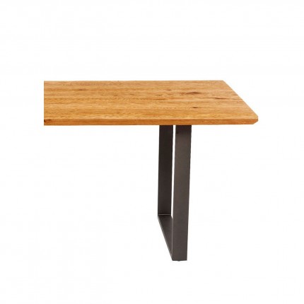 Table Symphony chêne acier 160x80cm Kare Design Table Symphony chêne acier 160x80cm Kare Design