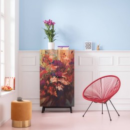 Fauteuil Acapulco cherry