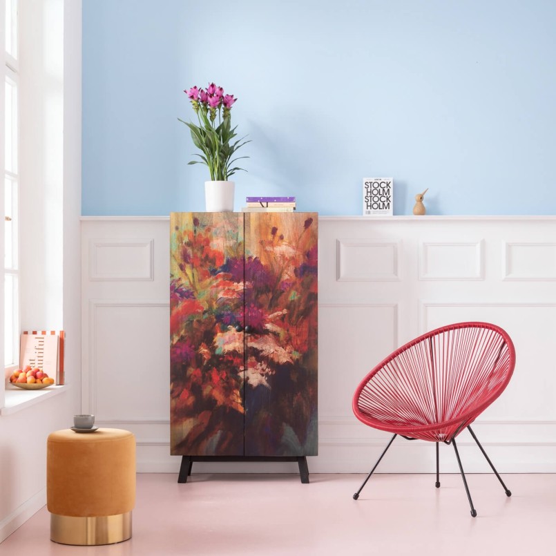 Fauteuil Acapulco cherry