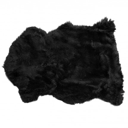 Peau de mouton Heidi 85x60cm noire Kare Design