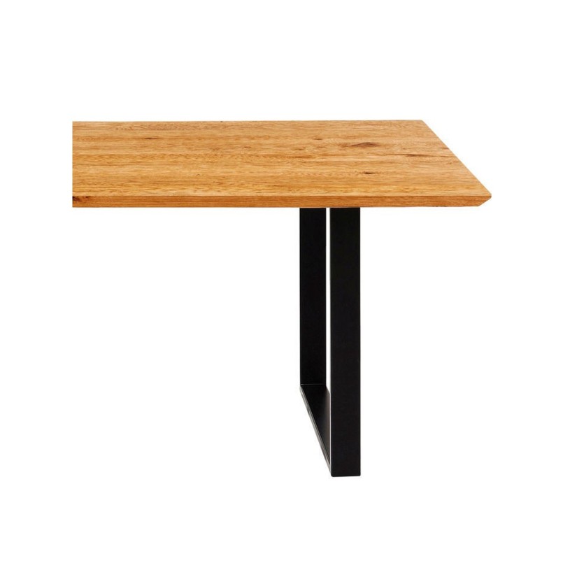Table Symphony chêne noire 200x100cm Kare Design