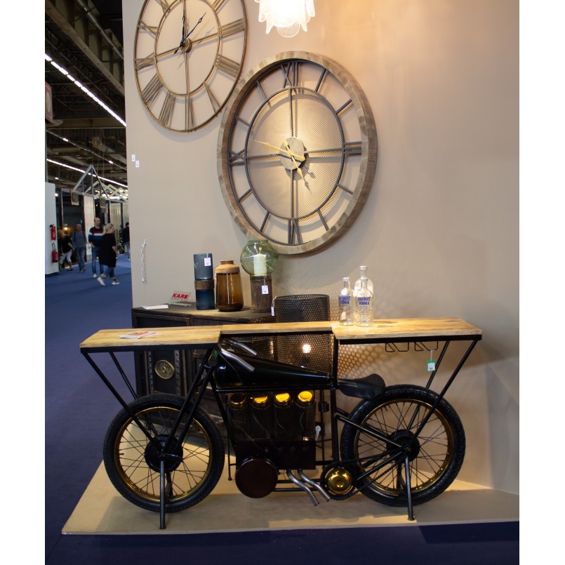 Table de bar Moto noire Kare Design