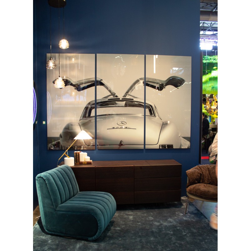 Tableaux en verre Triptychon voiture 240x160cm Kare Design