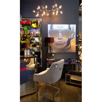Tableau Alu Cool Girl 120x120cm Kare Design