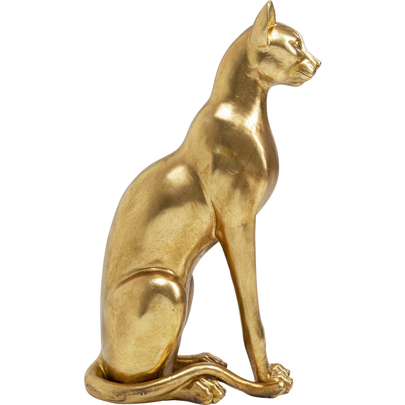 Déco chat égyptien doré 74cm Kare Design