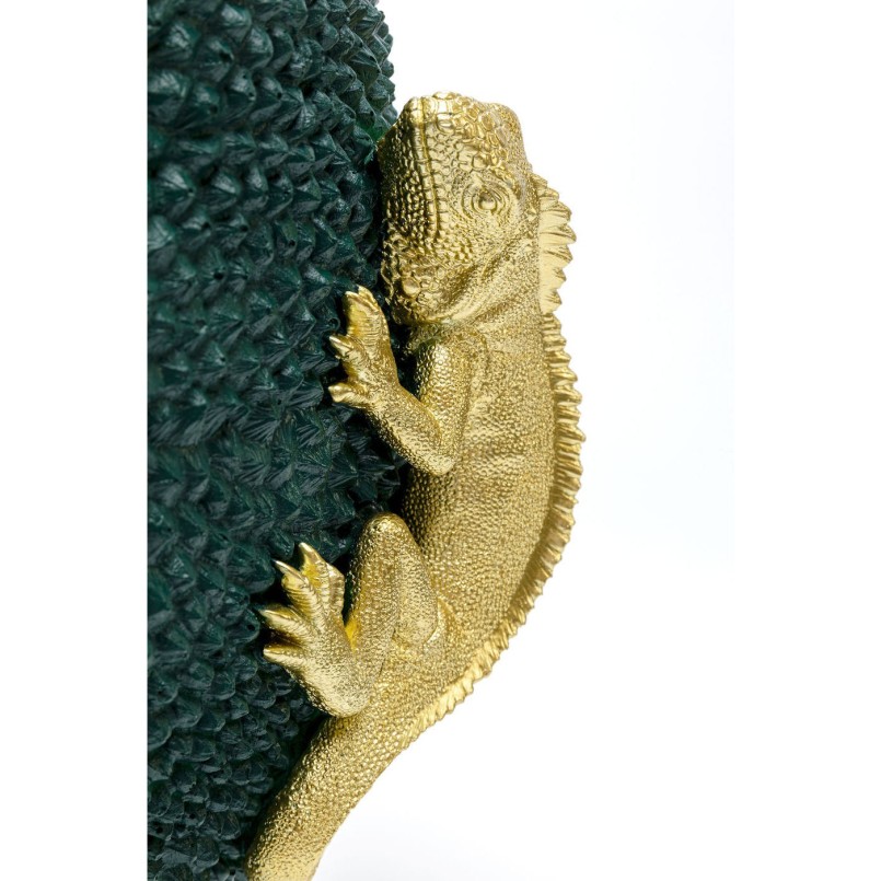 Vase Caméléons vert 39cm Kare Design