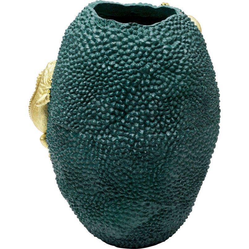 Vase Caméléons vert 39cm Kare Design