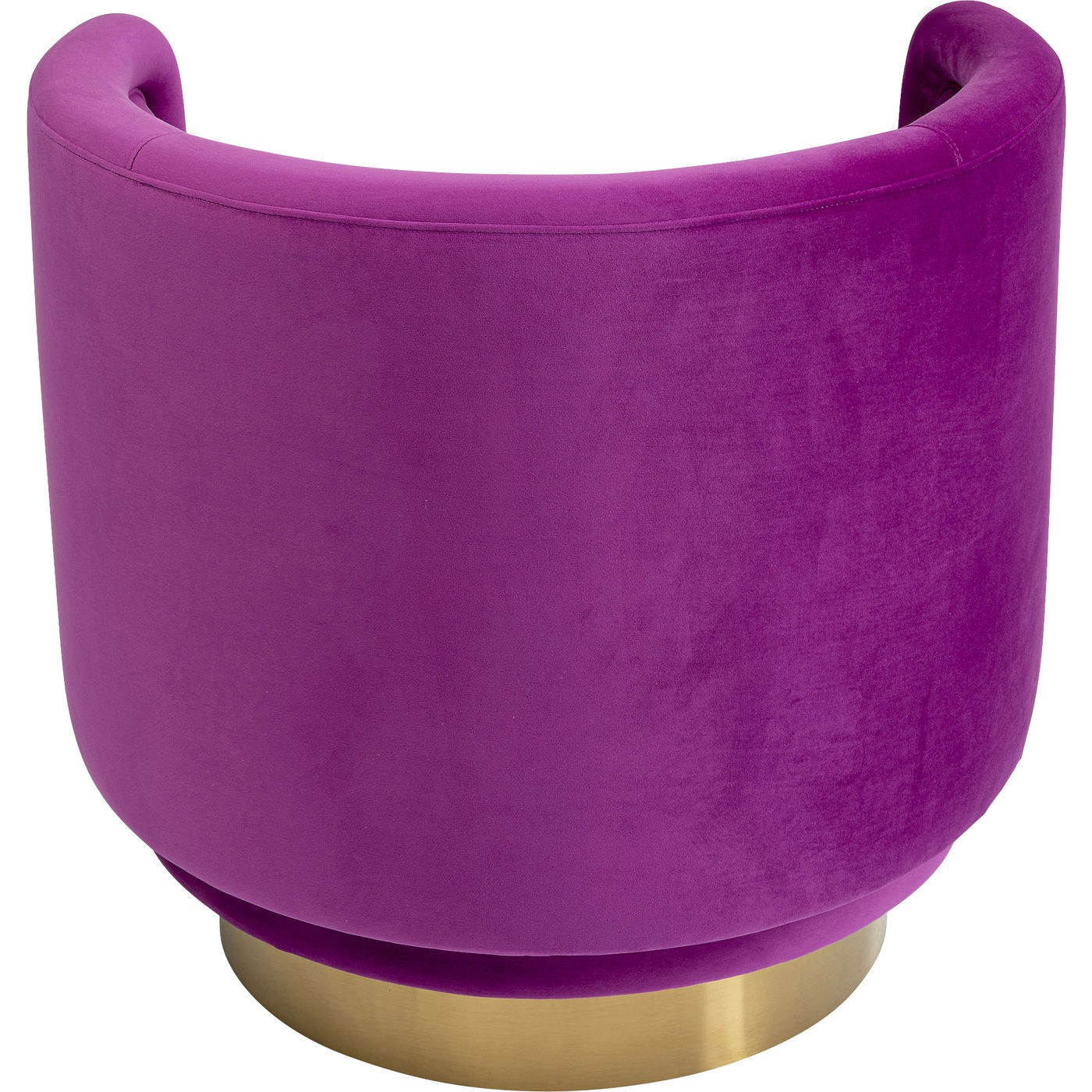 Fauteuil Night Fever velours violet Kare Design