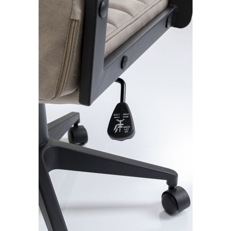 Chaise de bureau Labora haute marron clair Kare Design