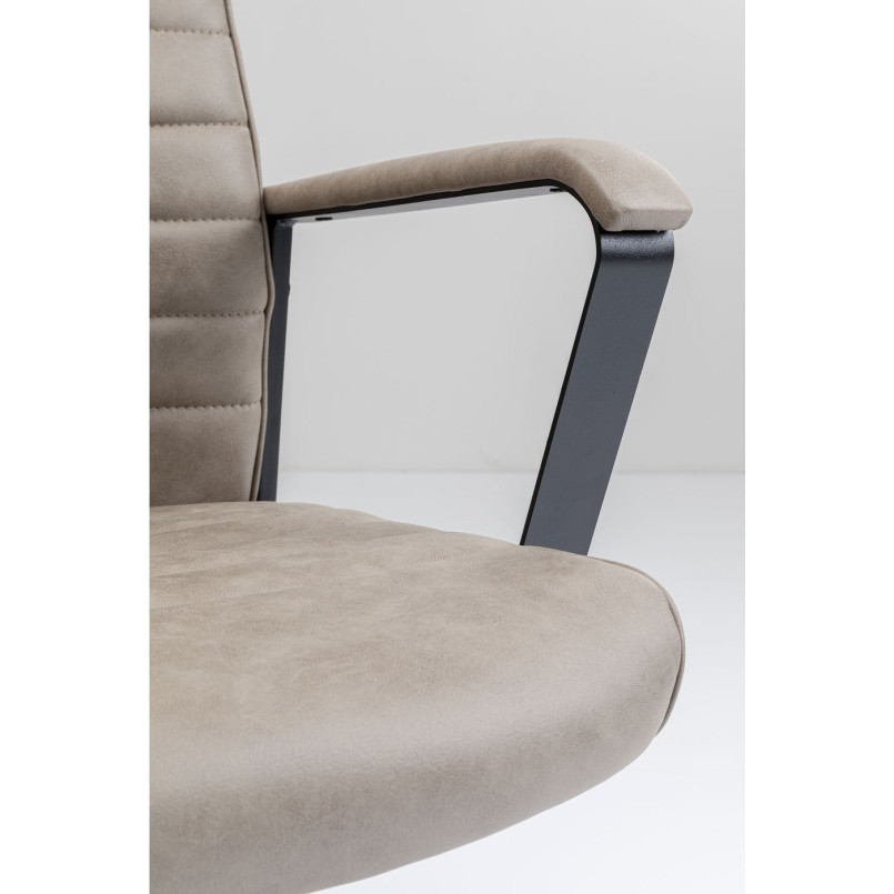 Chaise de bureau Labora haute marron clair Kare Design