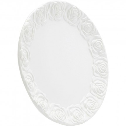 Plat Roses blanc 35cm Kare Design