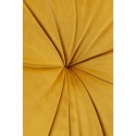 Chaise avec accoudoirs Mila velours jaune Kare Design