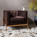 Fauteuil Loft marron Kare Design