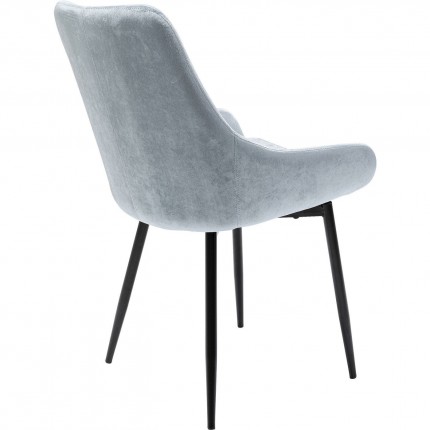 Chaise East Side velours gris Kare Design