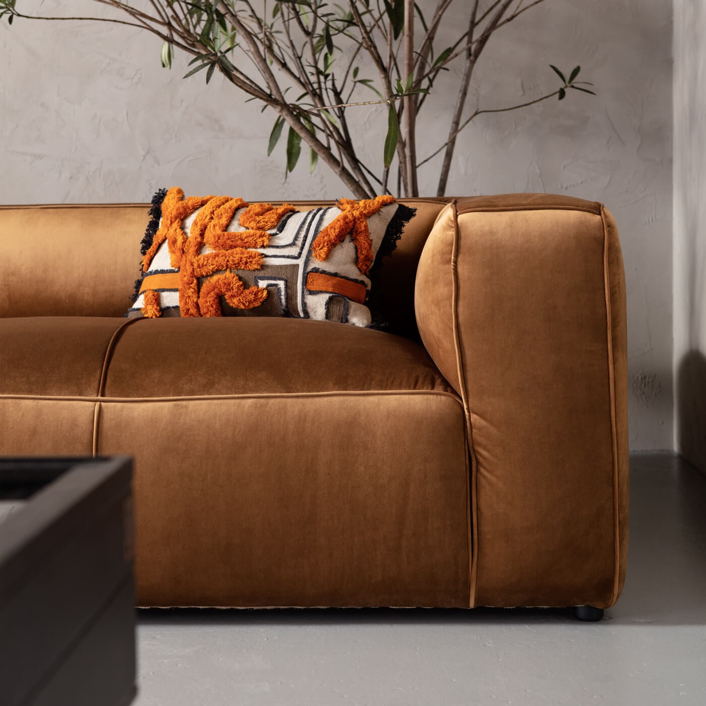 Coussin Wild Life orange 50x30cm Kare Design