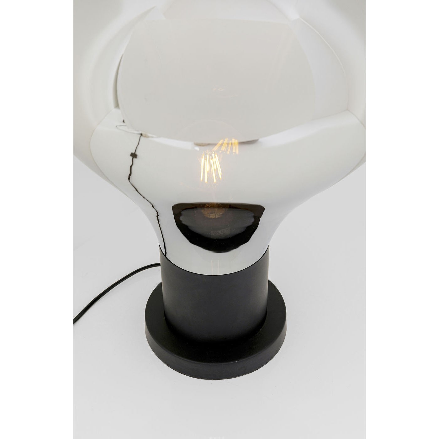 Lampe de table Pear 53cm noire Kare Design