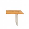 Table Symphony chêne argent 200x100cm Kare Design