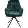 Chaise à./acc. Mila vert