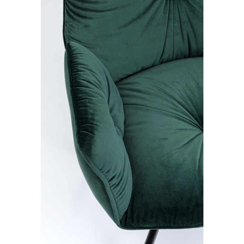 Chaise à./acc. Mila vert