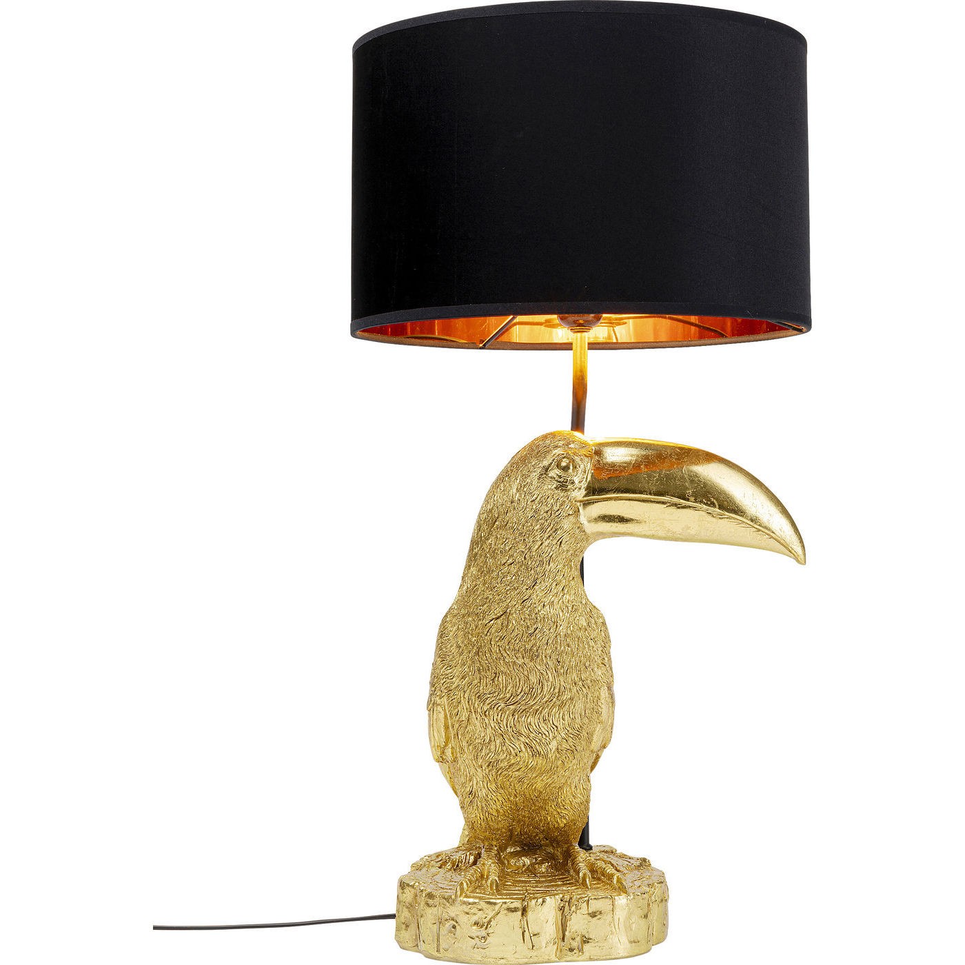 Lampe de table Toucan doré Kare Design