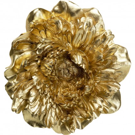 Déco murale Pivoine dorée 50cm Kare Design