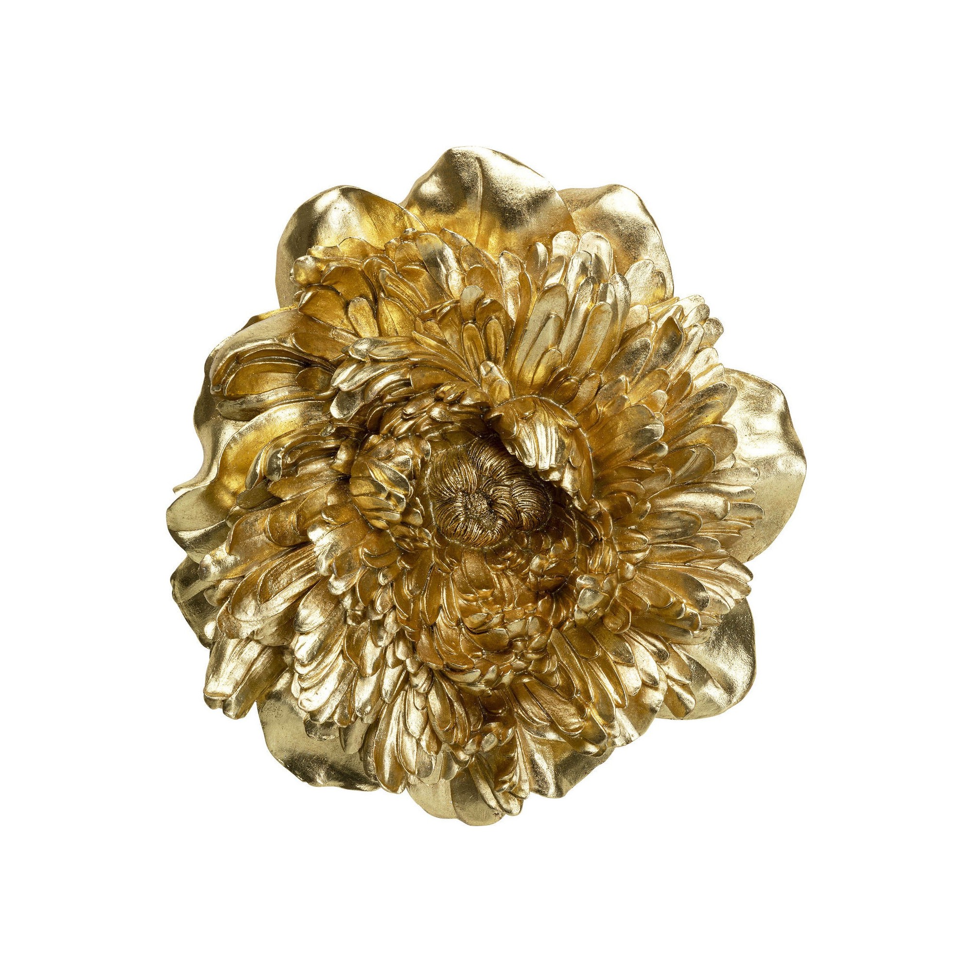 Déco murale Pivoine dorée 50cm Kare Design