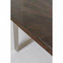 Table Conley pieds chromés 180x90cm Kare Design