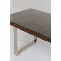 Table Conley pieds chromés 180x90cm Kare Design