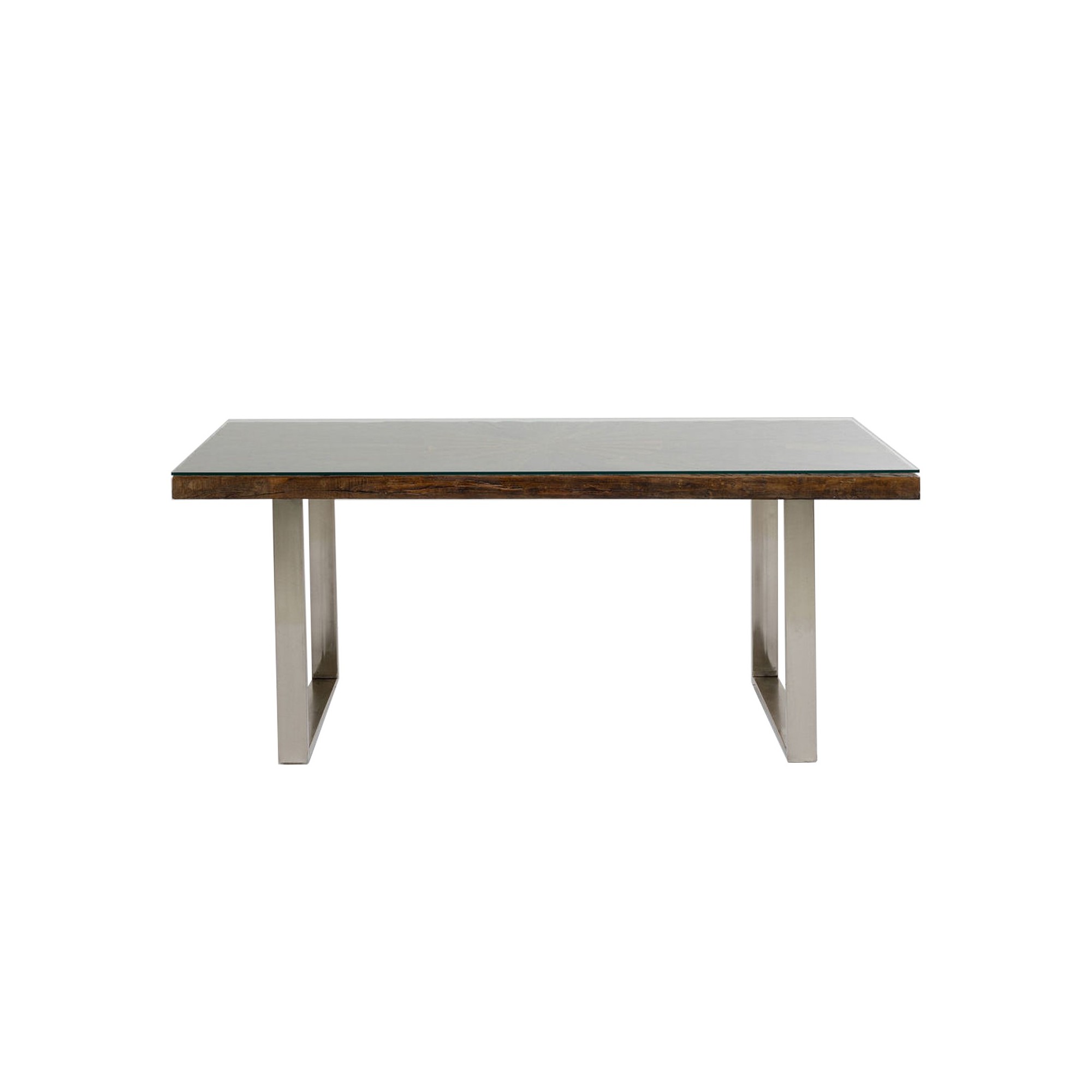 Table Conley pieds chromés 180x90cm Kare Design