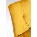 Chaise Mila velours jaune Kare Design