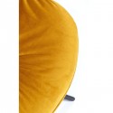 Chaise Mila velours jaune Kare Design