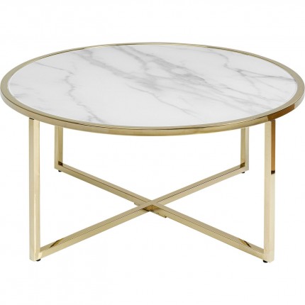 Table basse West Beach 80cm laiton Kare Design