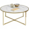 Table basse West Beach laiton Ø80cm Kare Design