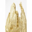 Vase plumes dorées XL 91cm Kare Design