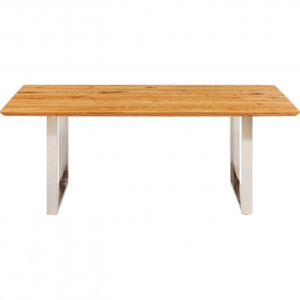 Table Symphony 180x90cm oak chrome Kare Design